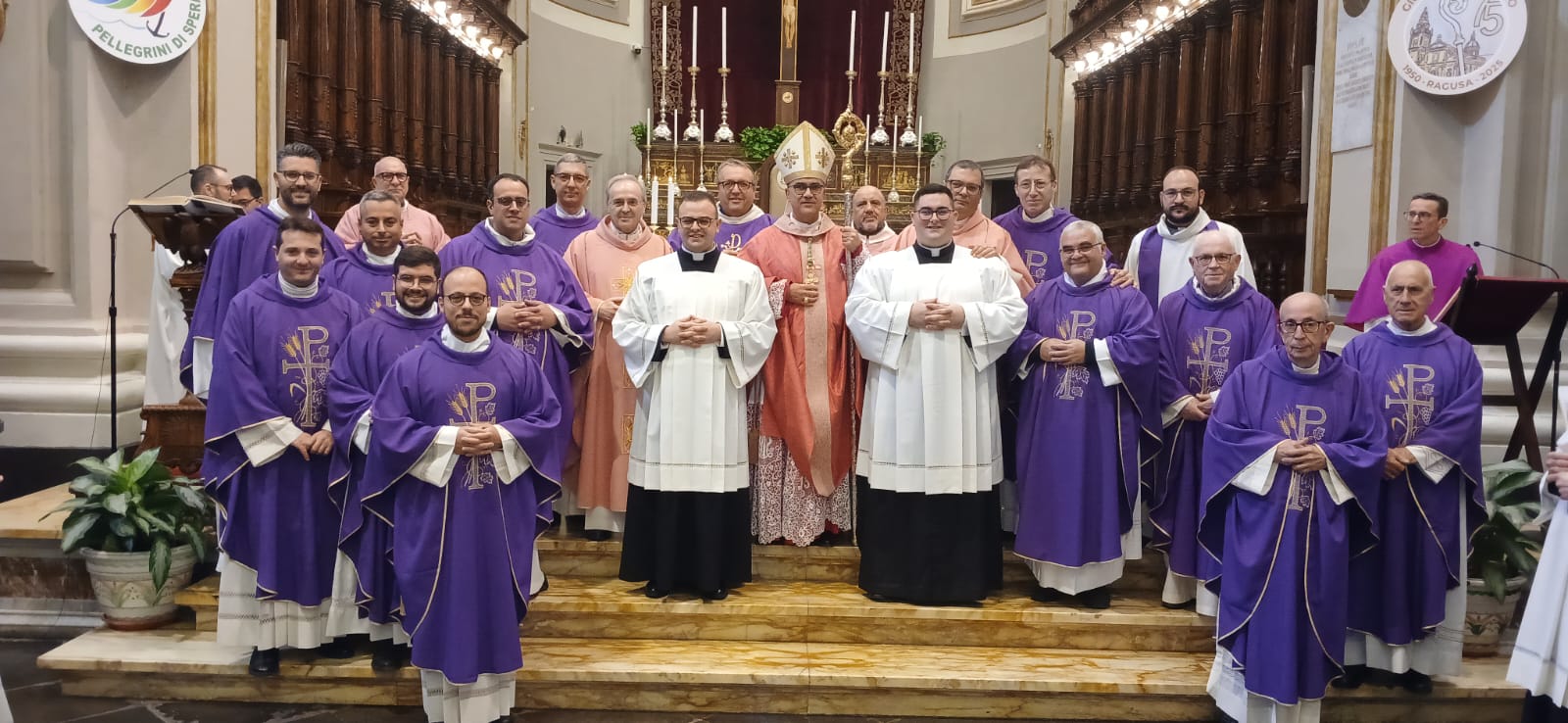 Ragusa, verso il sacerdozio: Mattia Mazza e Andrea Occhipinti ammessi agli Ordini Sacri