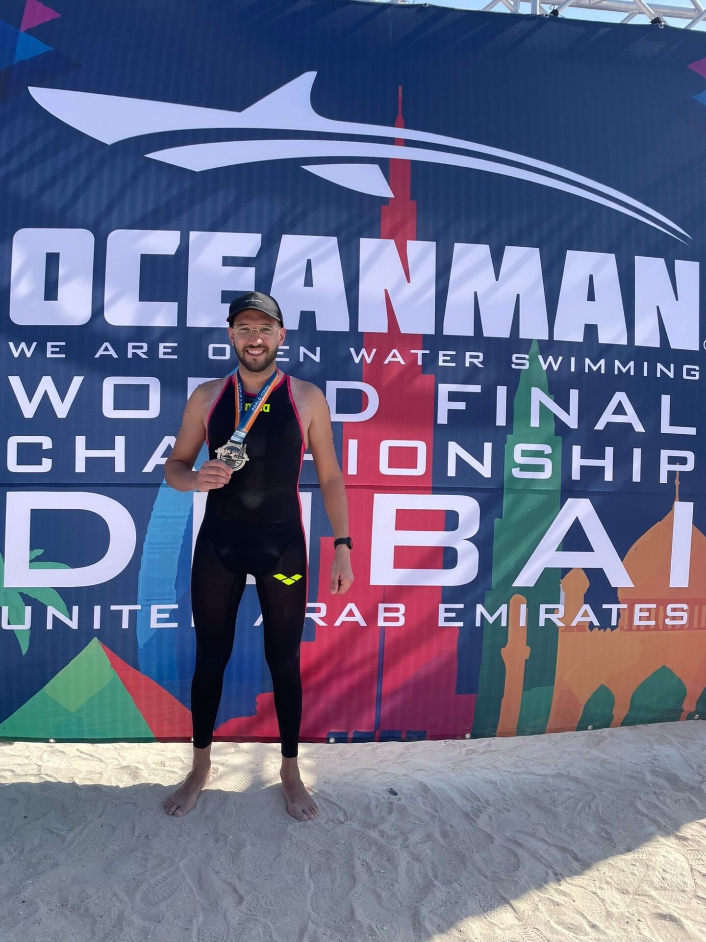 C’era una piscina chiusa, c’erano ostacoli: poi ecco Salvo Corallo all’Oceanman