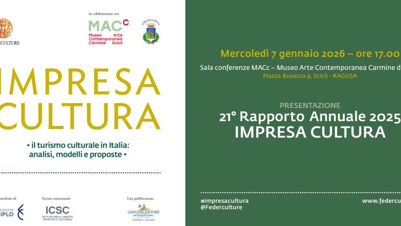 Federculture aggiorna sullo stato della cultura in Italia al Macc di Scicli