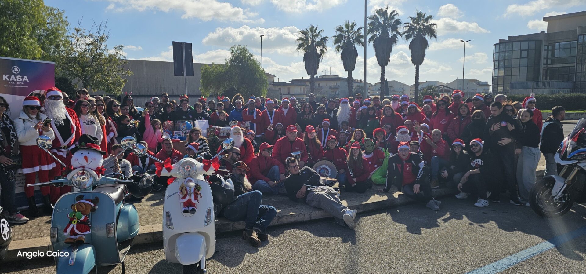 Moto Giro di Natale, la settima edizione fa felici grandi e piccini