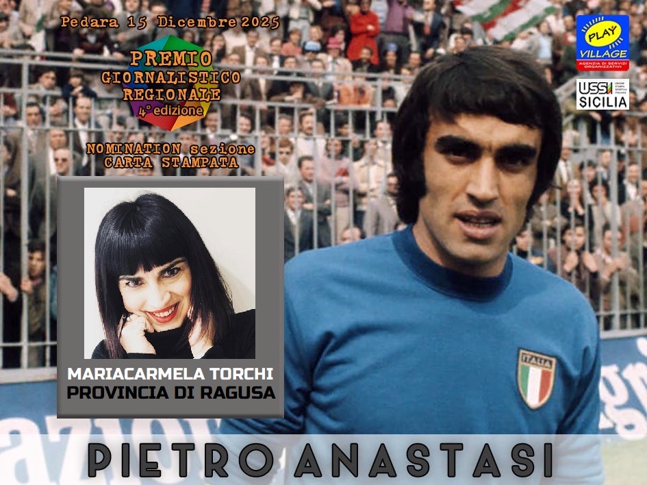 Mariacarmela Torchi tra le nove nomination del Premio Giornalistico Pietro Anastasi