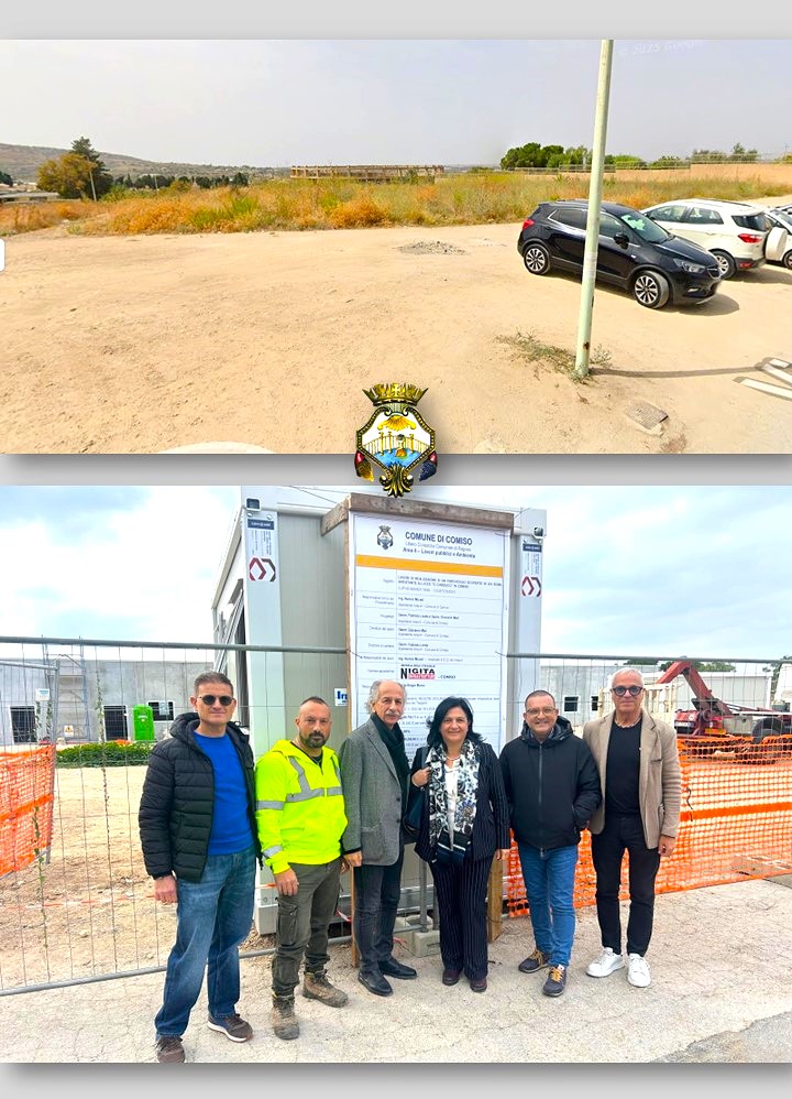 Comiso, consegnati i lavori per la realizzazione del parcheggio Carducci