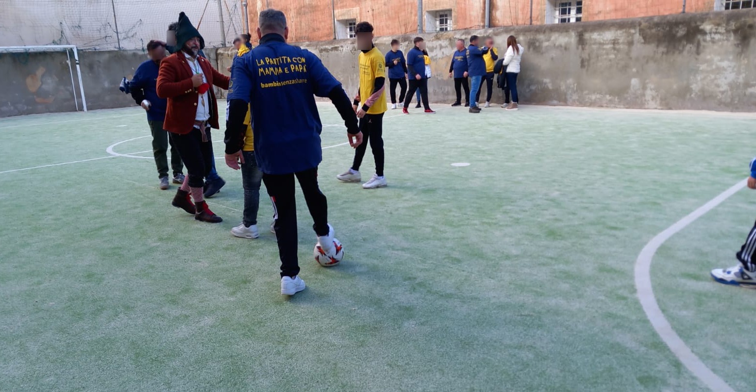 “La partita con mamma e papà”: l’iniziativa al carcere di Ragusa