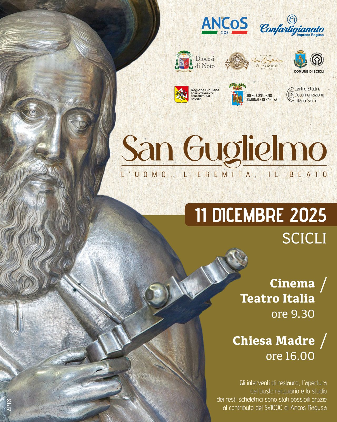 Scicli riscopre San Guglielmo: tra fede, scienza e arte