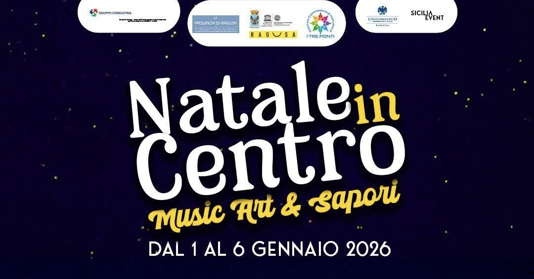 Ragusa: prosegue la magia del Natale in centro con le iniziative de “I Tre Ponti”