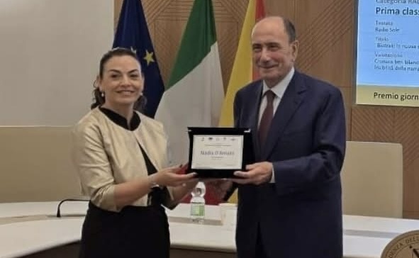 Palermo, “FESR Sicilia”: Nadia D’Amato premiata nella categoria Radio
