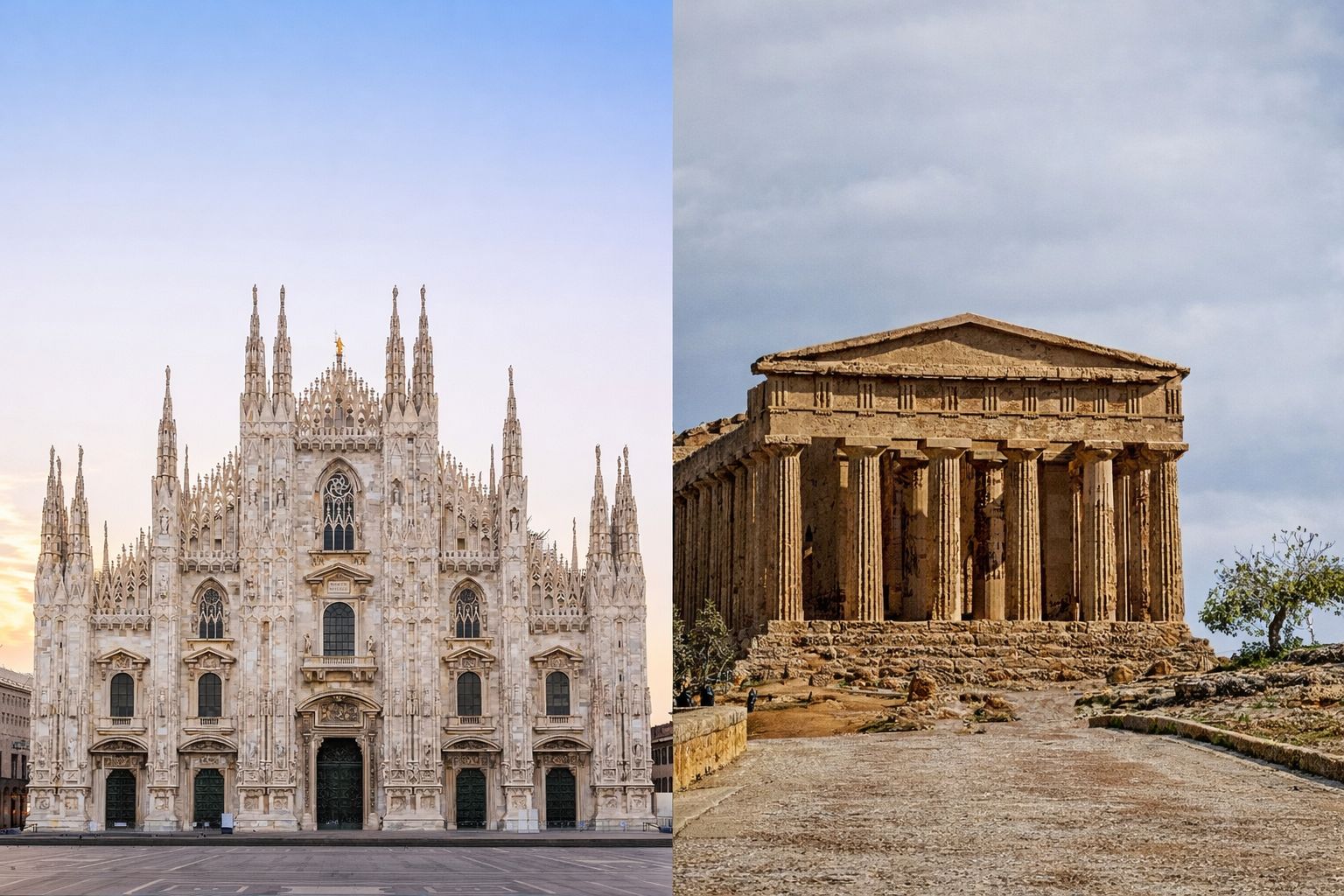 Tra l’abbraccio del Sud e la riservatezza del Nord: Il calore siciliano e la sobrietà milanese