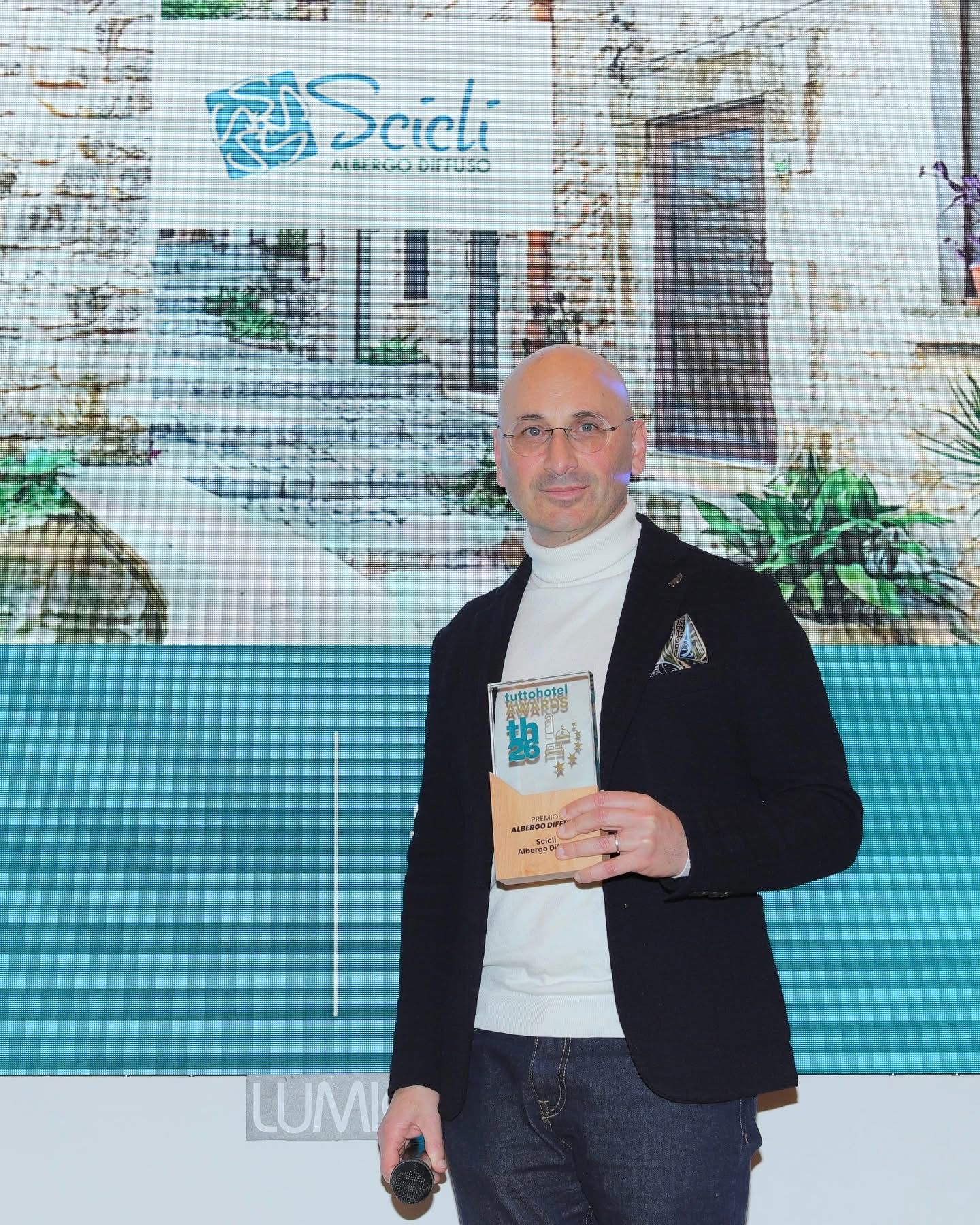 Albergo Diffuso Scicli premiato in occasione di Tuttohotel Napoli