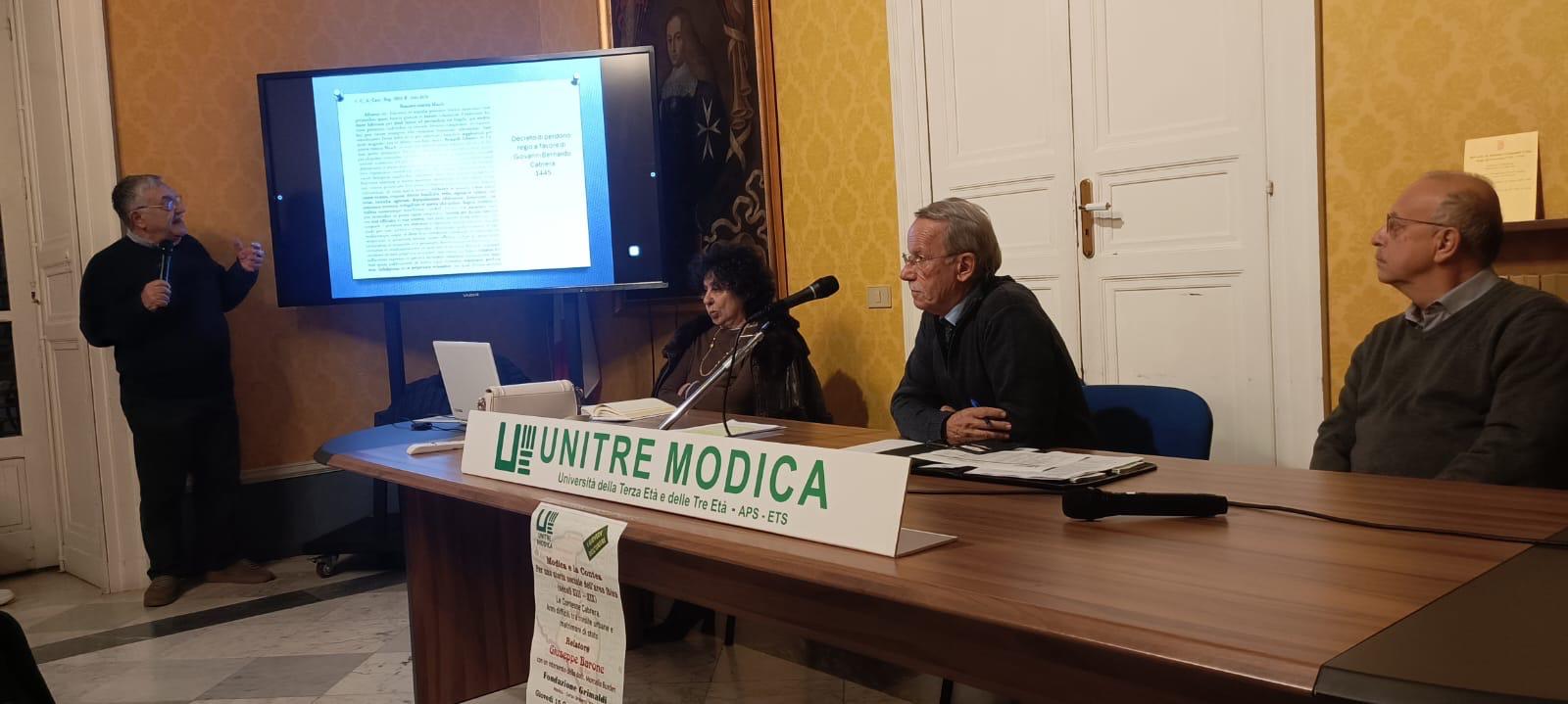 Unitre: terzo incontro sulla storia della Contea di Modica