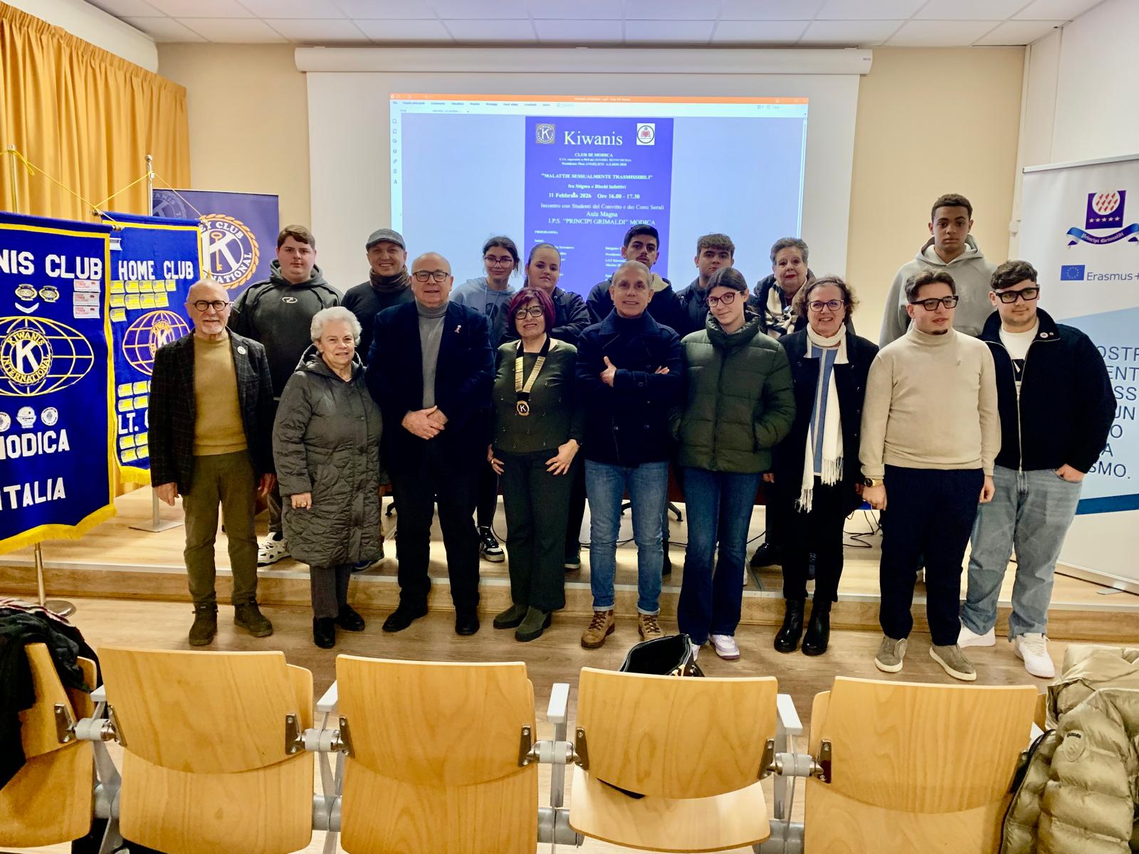 Al “Grimaldi” di Modica l’incontro sulle malattie sessualmente trasmissibili promosso da Kiwanis