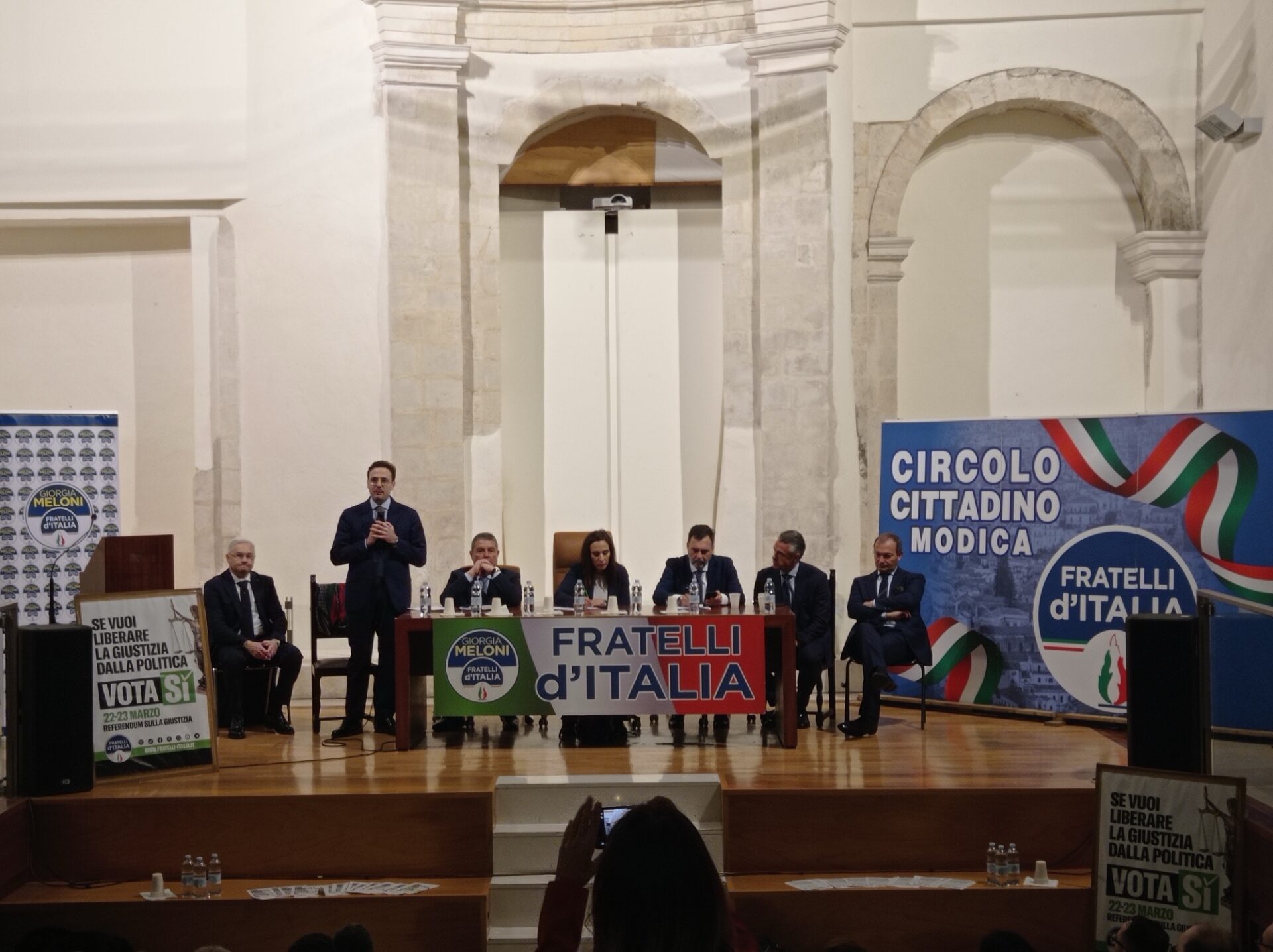 Modica: “Per una Giustizia Giusta, vota SI” l’evento di Fratelli d’Italia sul referendum