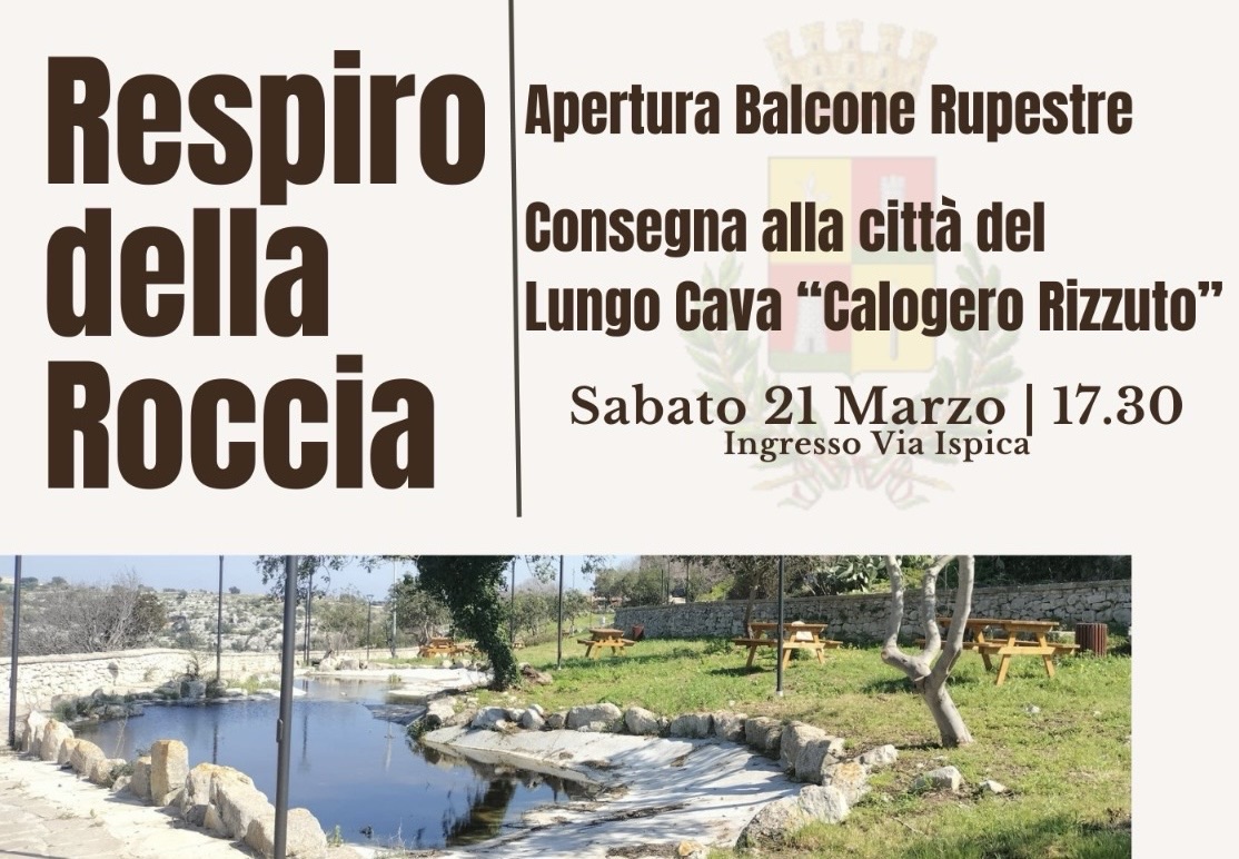 Ispica, sabato verrà  restituito alla città il Lungo Cava “Calogero Rizzuto”