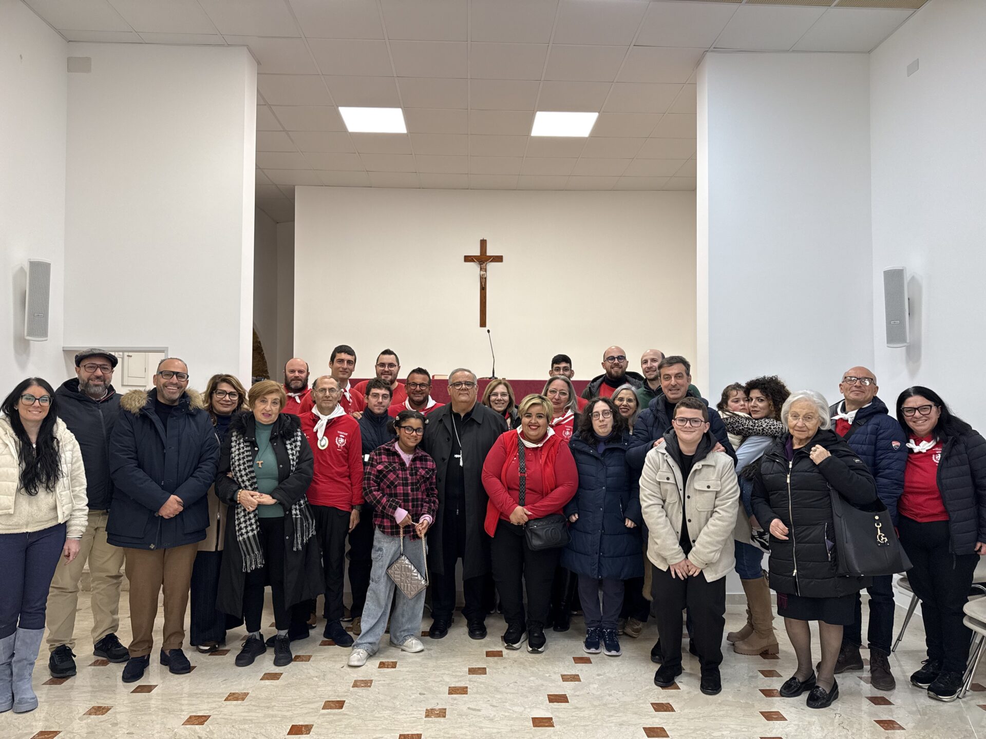 Il Vescovo Rumeo incontra la comunità di San Giorgio ed invita a vivere una fede vera