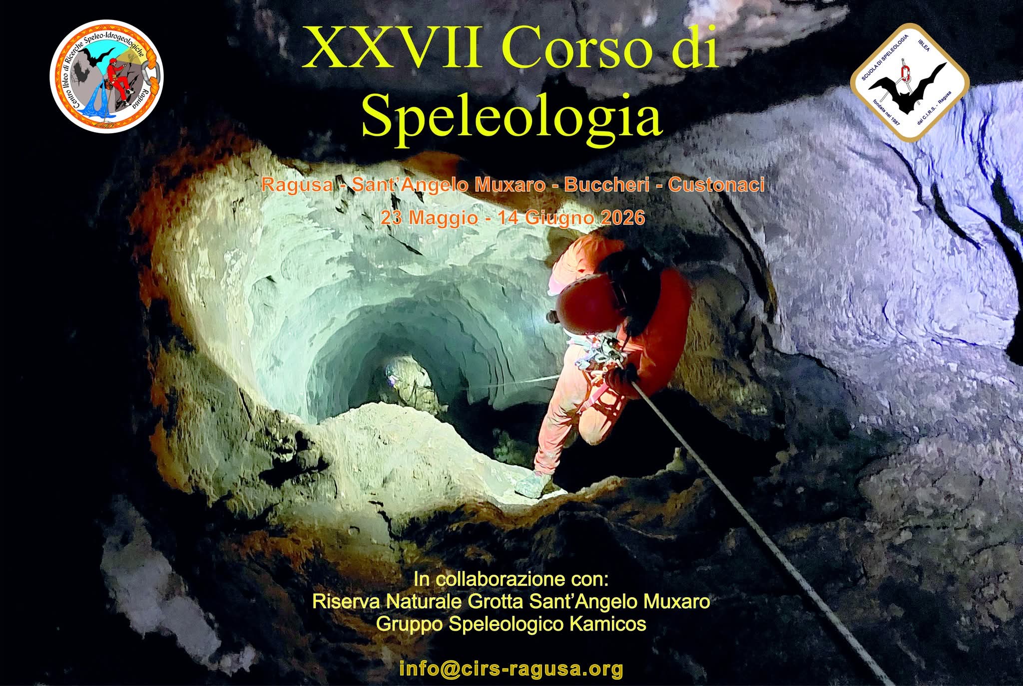 XXVII Corso di Introduzione alla Speleologia: un’avventura nel cuore della Sicilia