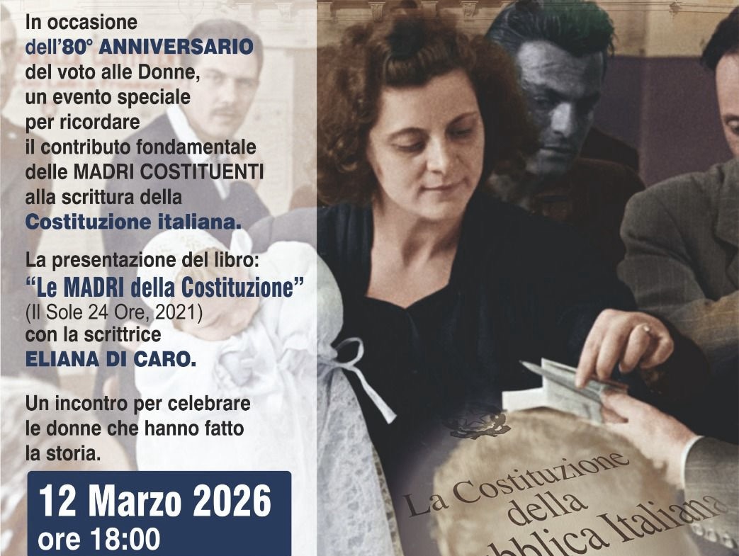 Ragusa, 8 marzo dedicato alle Madri Costituenti nell’80° anniversario del voto alle donne