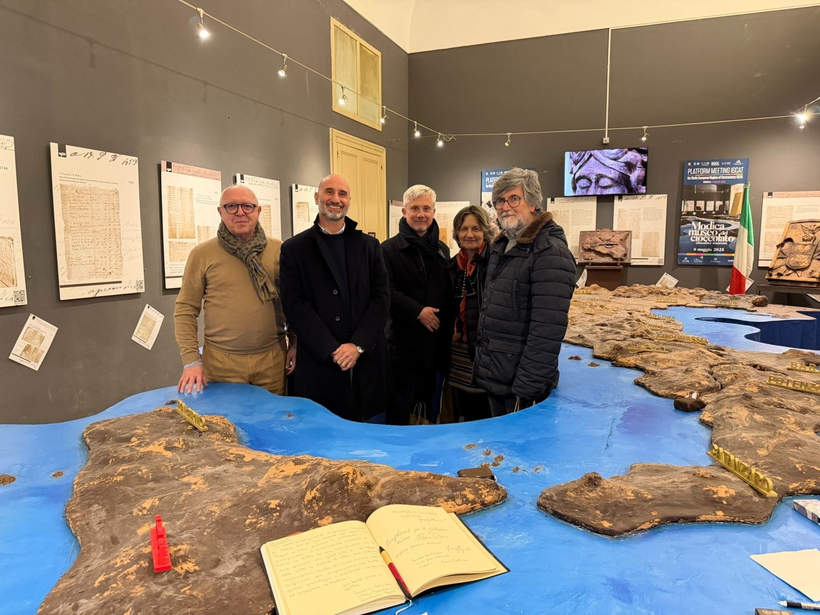 Modica, al Museo del Cioccolato la visita del Presidente del Tribunale di Ragusa Pittaresi