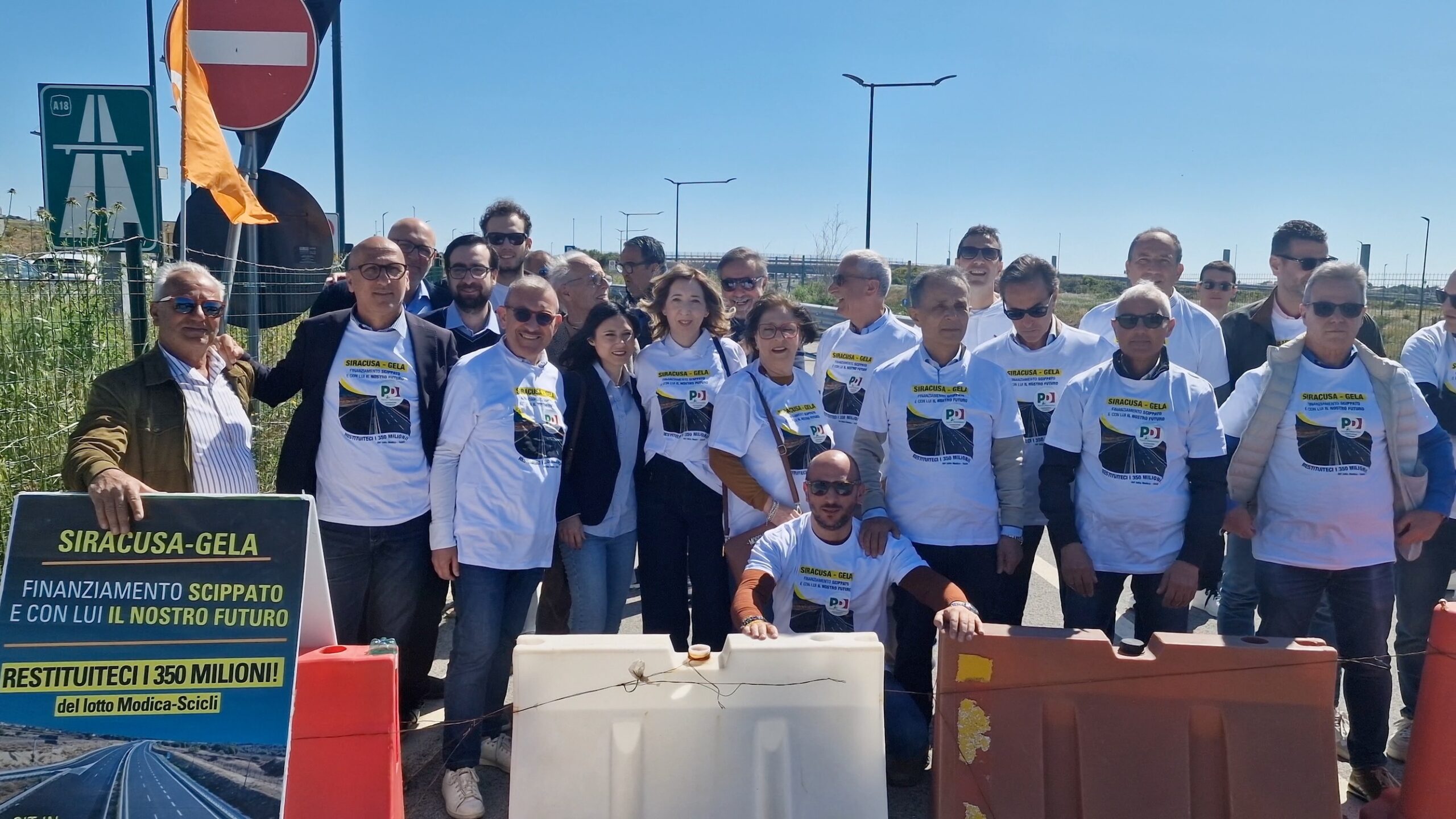 Autostrada Siracusa–Gela, lotto fino a Scicli: il PD si mobilita contro lo scippo dei 350 milioni (video)