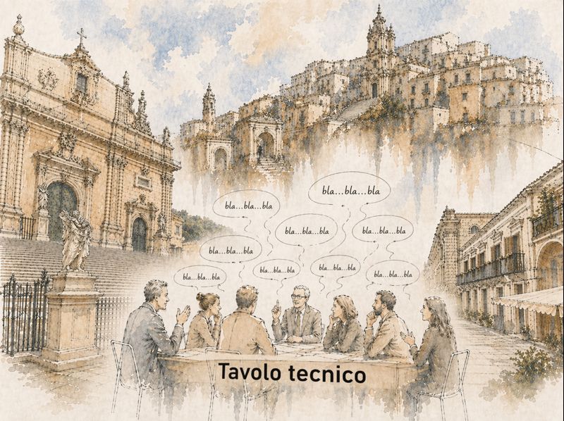 Modica, centro storico: la genialità di rispondere prima di studiare