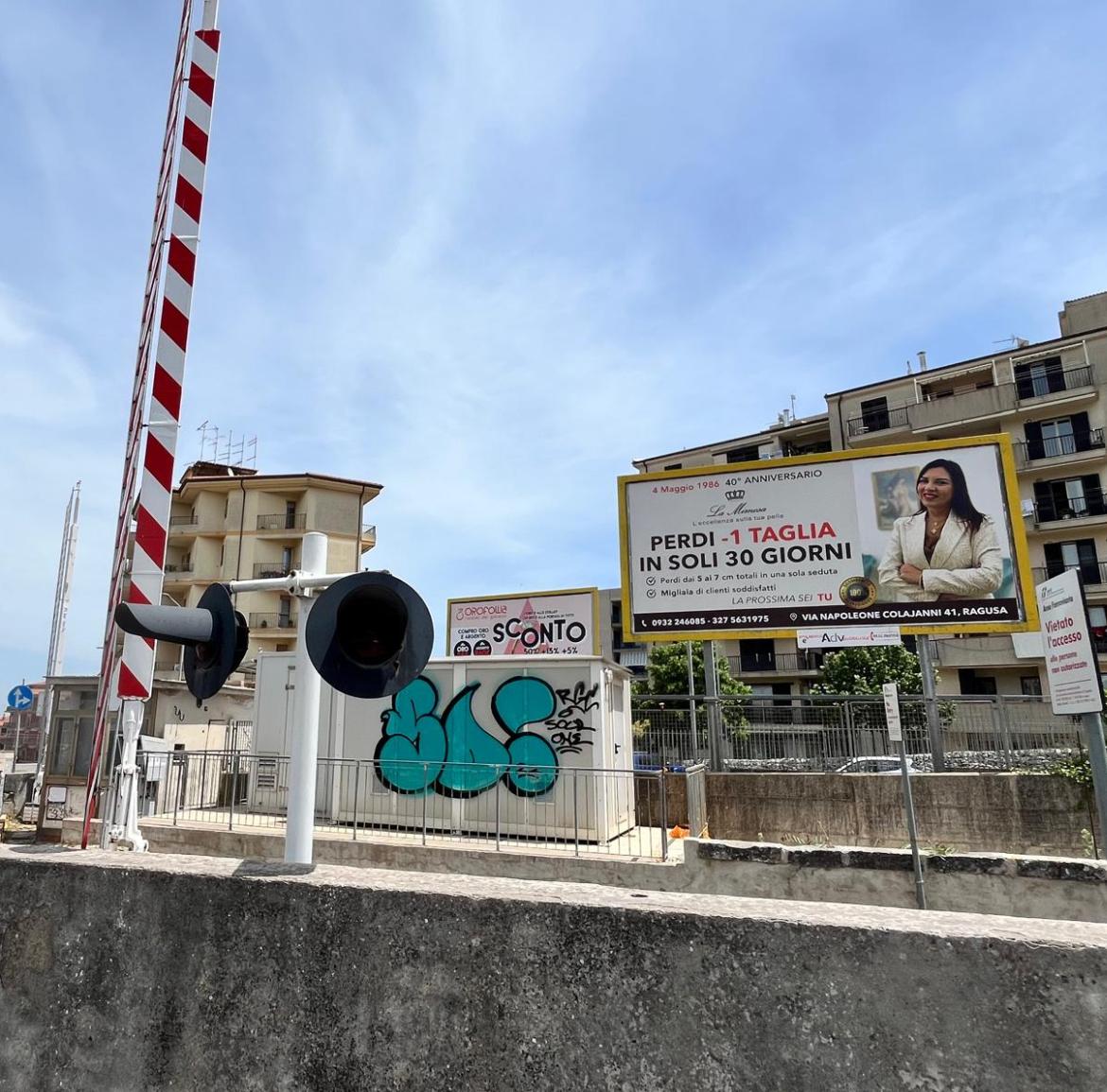 Ragusa, passaggio a livello di via Paestum, Italia Viva segnala rischi e mancati interventi