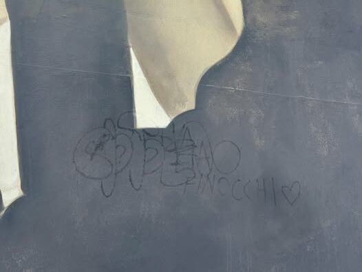 Pozzallo, sfregiato dopo pochi giorni il murale dedicato a Giorgio La Pira