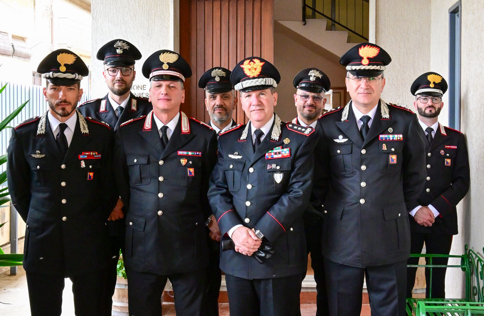 Il Generale Claudio Domizi in visita al Comando provinciale di Ragusa