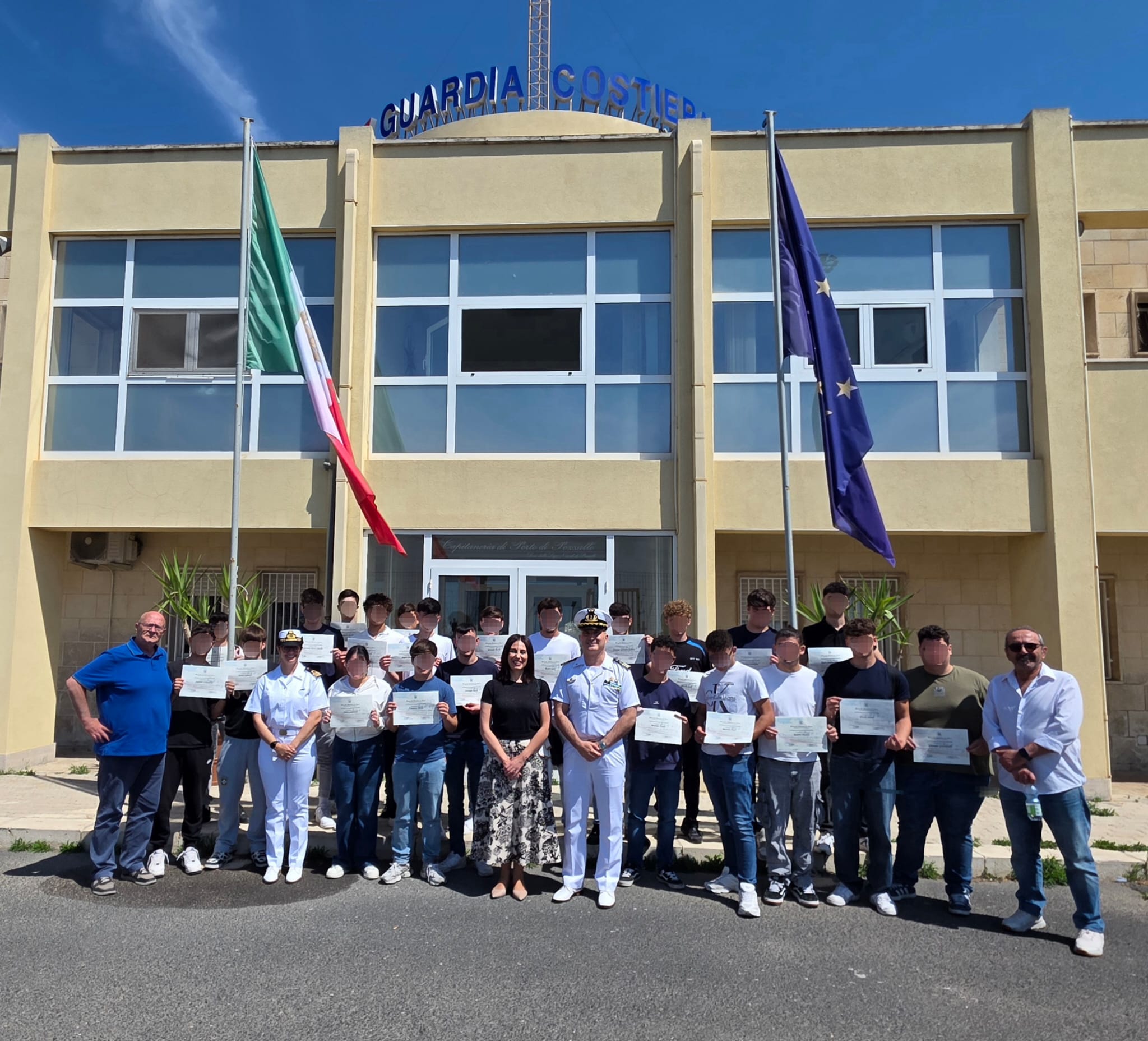 Pozzallo, concluso il percorso “scuola-lavoro” degli studenti presso la Capitaneria di Porto