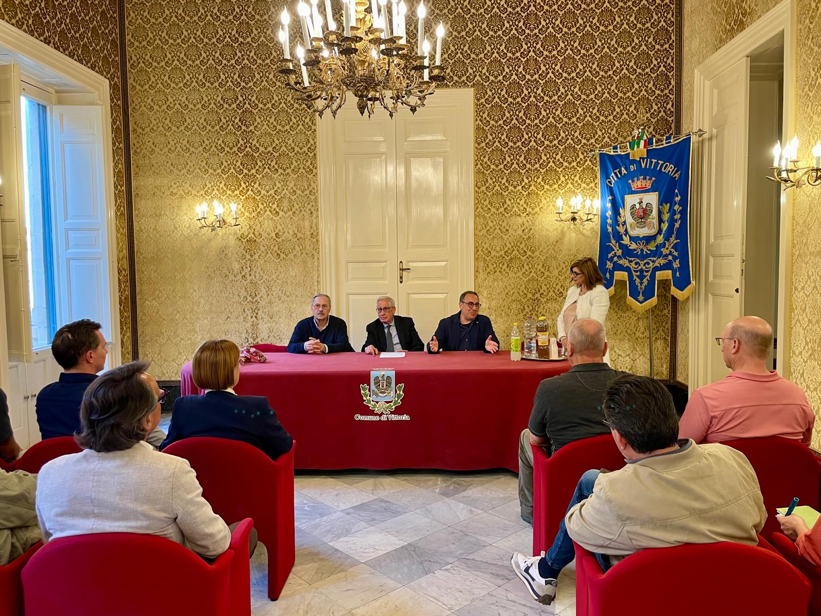 Vittoria: il sindaco Aiello riceve delegazione base NATO di Sigonella e guardia nazionale Oklahoma