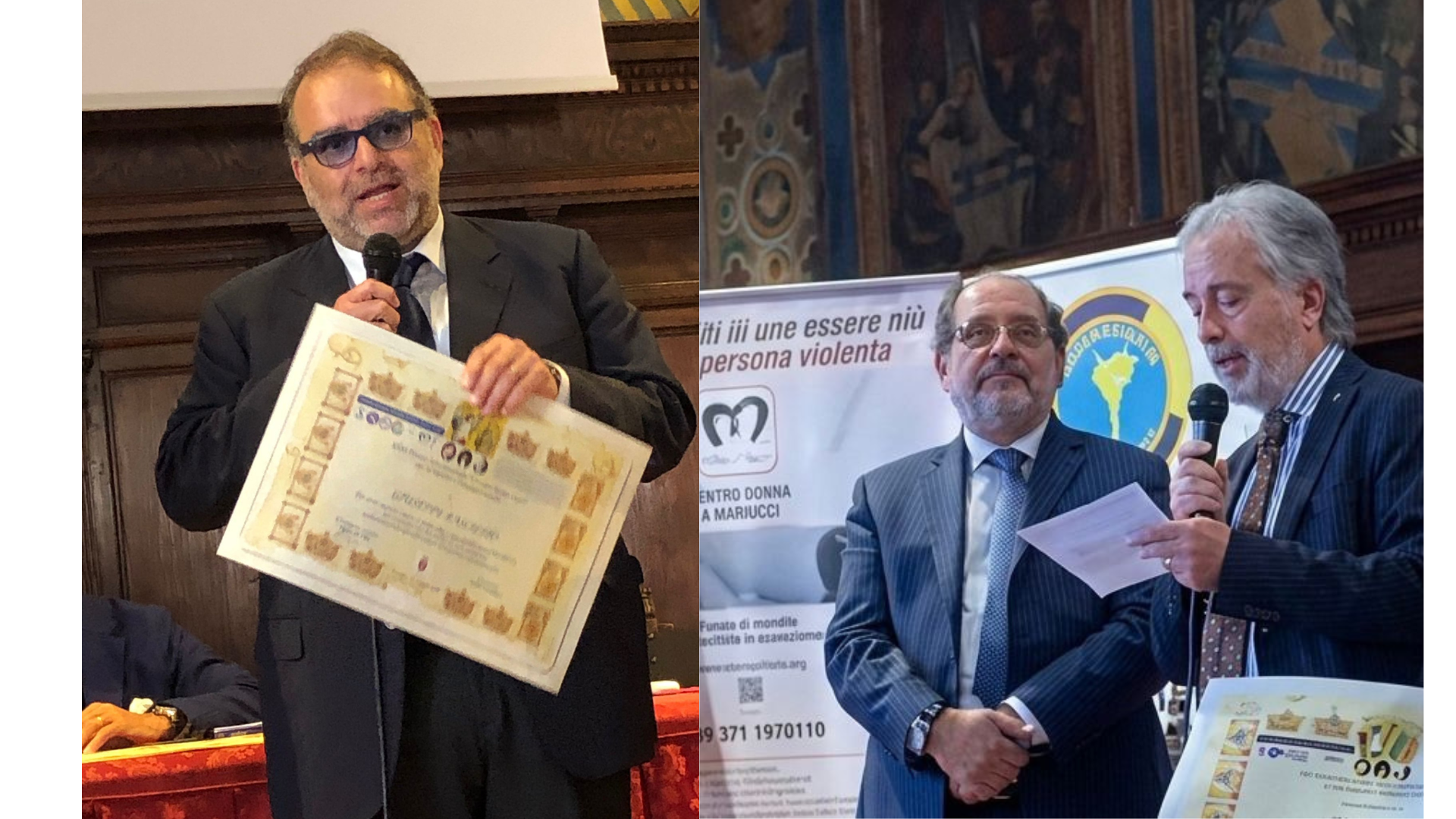 A Orazio Ruscica e Giuseppe Bascietto il Premio “Livatino- Saetta – Costa”