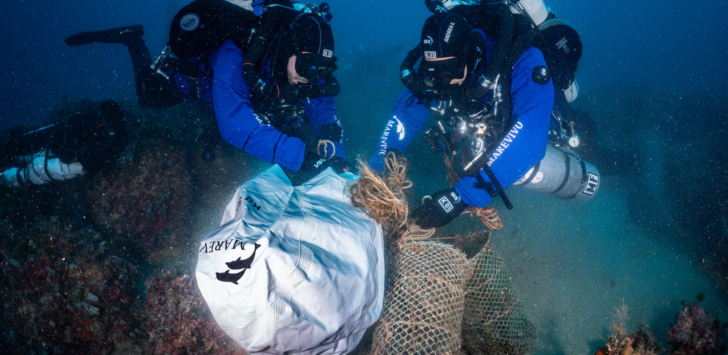 Plemmirio, rimossa rete fantasma lunga 3 chilometri dai fondali di Siracusa