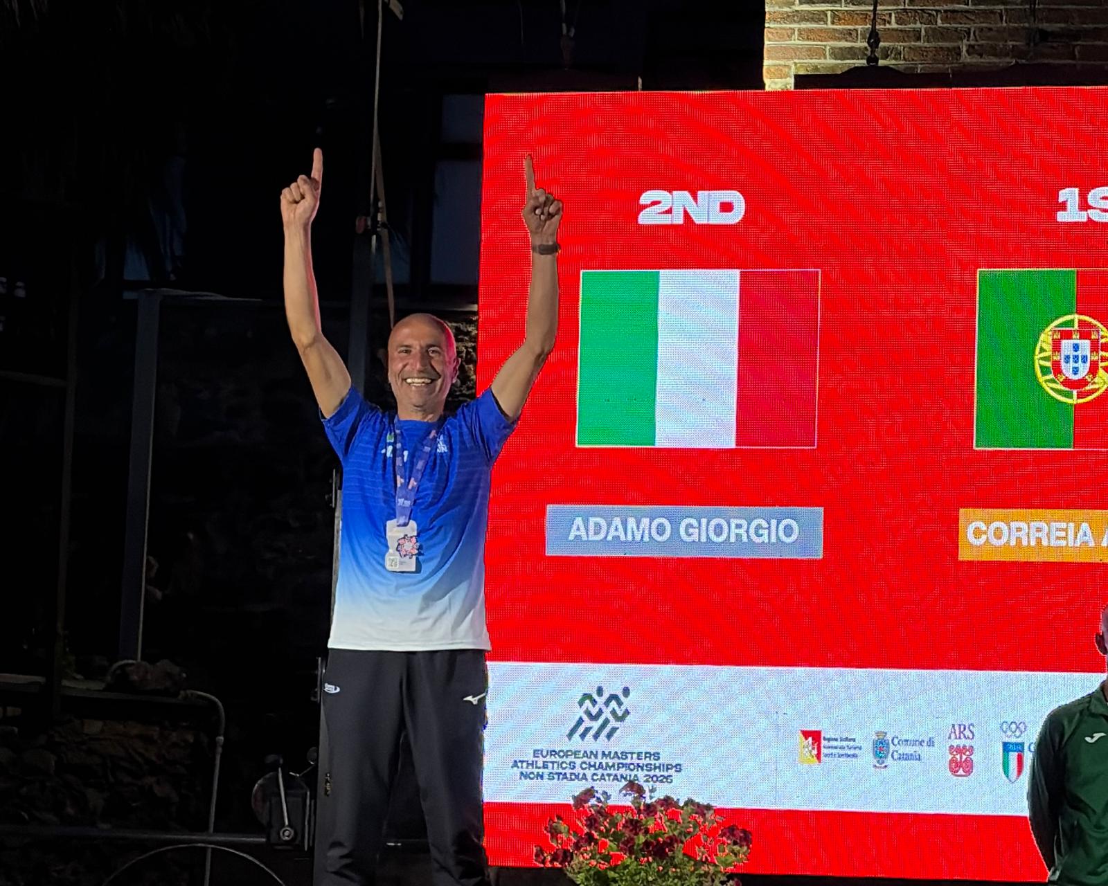 Atletica, Giorgio Adamo orgoglio modicano: a 56 anni argento ai Campionati Europei Master