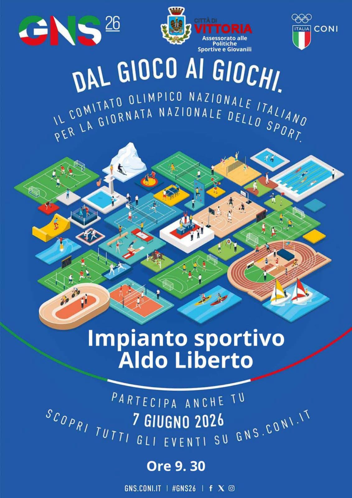 Domani a Vittoria la XXII giornata nazionale dello sport