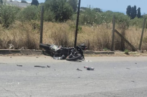 Scoglitti, incidente tra una moto e una Fiat Panda: ferito il centauro