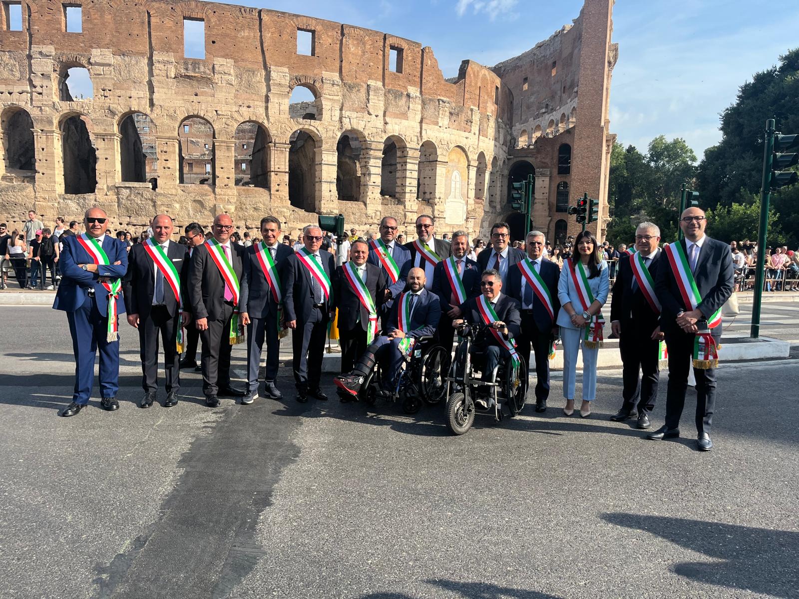 2 Giugno, delegazione di sindaci siciliani a Roma, anche Bartolo Giaquinta di Giarratana